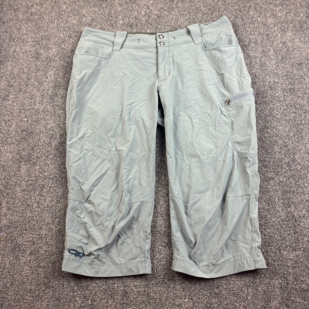 OUTDOOR RESEARCH Women’s Blue/Grey Ferrosi Cropped Pants size: 8